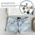 thumbnail image 4 of SHISUYAN 12Pcs Buttons for Jeans Adjustable Jean Button Pin Pant Waist Tightener No Sew Pants Button, 4 of 9