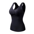 thumbnail image 1 of Chaleco térmico nuevo de terciopelo para otoño e invierno, ropa interior para mujer, base a prueba de frío, forro polar, parte superior autocalentable engrosada, 1 of 5