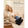 thumbnail image 7 of Comfello Circulatory Diabetic Ankle Socks for Men & Women – 3-Pack – Non-Binding, Extra Wide Moisture Wicking Cotton Socks, 7 of 7