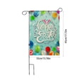 thumbnail image 3 of MXTPOV Happy Easter Garden Flags, Cute Bunny Easter Eggs Pattern Garden Flags for Outside, Easter Decorations, Easter Garden Flag, Home Decor, 14x18 Inch, 3 of 5
