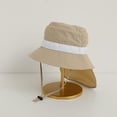 thumbnail image 4 of Bucket Hats for Women CQXIDFH Unisex Quick Drying Fisherman Hat, Portable Lightweight Sun Cap with Storage Bag for Climbing Outdoor Activities, Beanie Hat (Khaki, One Size), 4 of 5