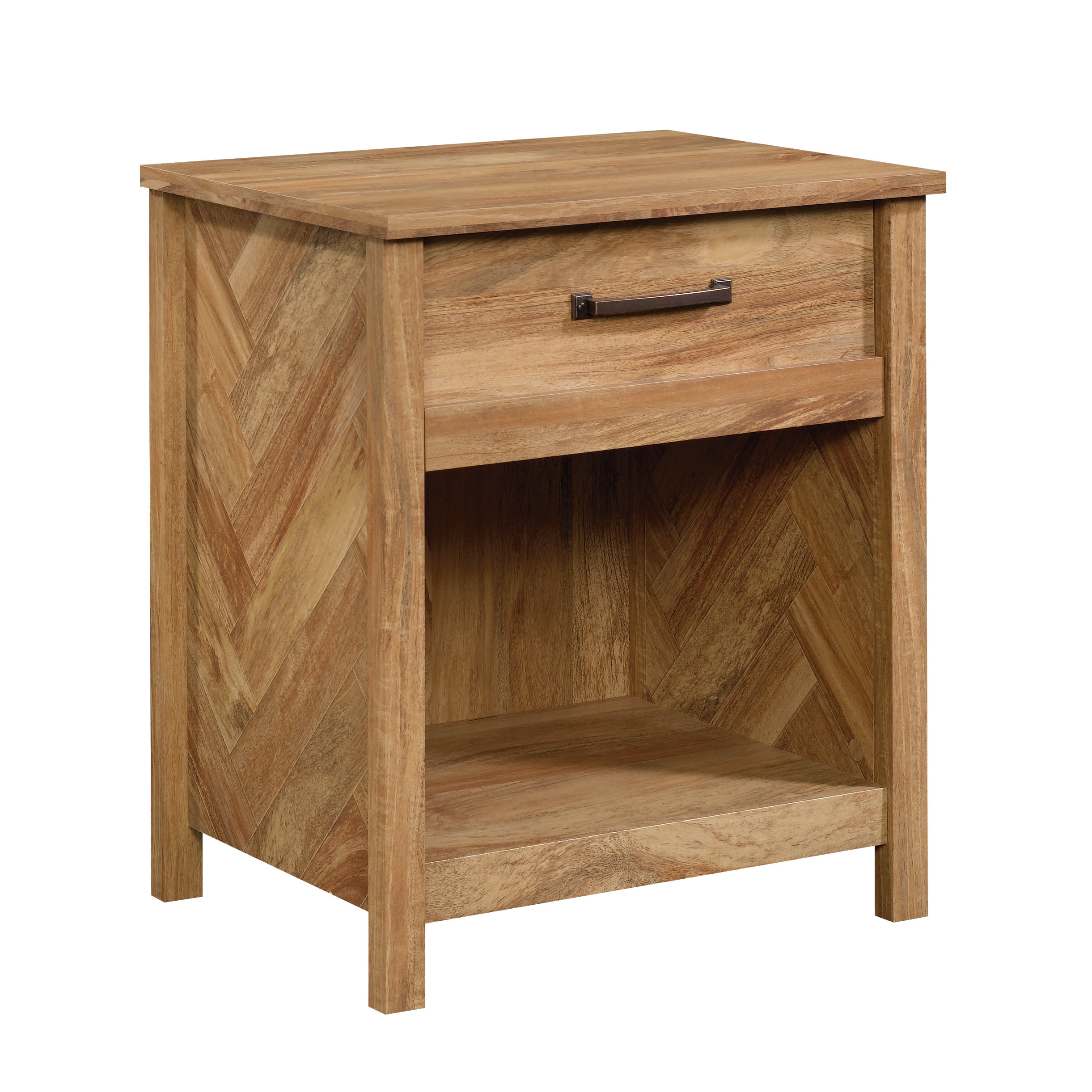 Sauder Cannery Bridge Nightstand Mystic Oak Finish Walmart Com Walmart Com