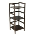 thumbnail image 3 of Eccostyle 3-Tier Bamboo Frame Stackable Tower Shelf - Espresso, 3 of 7