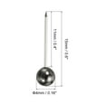 thumbnail image 2 of Uxcell Push Pins Round Head Thumb Map Tacks Steel Point, Black Gold 400 Pack, 2 of 5