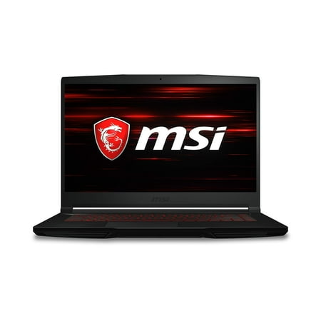 MSI GF63 THIN 9RCX-818 15.6" Gaming Laptop, Thin Bezel, Intel Core i7-9750H, NVIDIA GeForce GTX 1050 Ti, 8GB, 256GB NVMe SSD