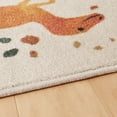 thumbnail image 3 of Mohawk Home Prismatic Dino Jungle Green Contemporary Theme Kids Precision Printed Area Rug, 5'x8', Cream & Green, 3 of 5
