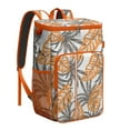 thumbnail image 1 of Botanical Leafy Soft Cooler Backpack - 20L, Multiple Pockets for Organized Storage, Leakproof Design, 1 of 6