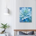 thumbnail image 3 of PRATYUS Canvas Wall Art Picture 16x20in for Living Room Bedroom Fall Decor Blue-green Succulents 16x20in, 3 of 3