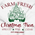 thumbnail image 2 of Farm Fresh Christmas Trees Truck Crewneck T Shirts Boy Girl Brisco Brands S, 2 of 6