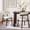 #2Beige, variant on CasaBloom Dining Chairs Set of 2, Mid-Century Modern Solid Wood Kitchen Side Chairs Round Chenille Upholstered Dining Room Chairs