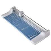 1 PK,Dahle Rolling/Rotary Paper Trimmer/Cutter, 7 Sheets, 18" Cut Length, Metal Base, 8.25 x 22.88 (508)