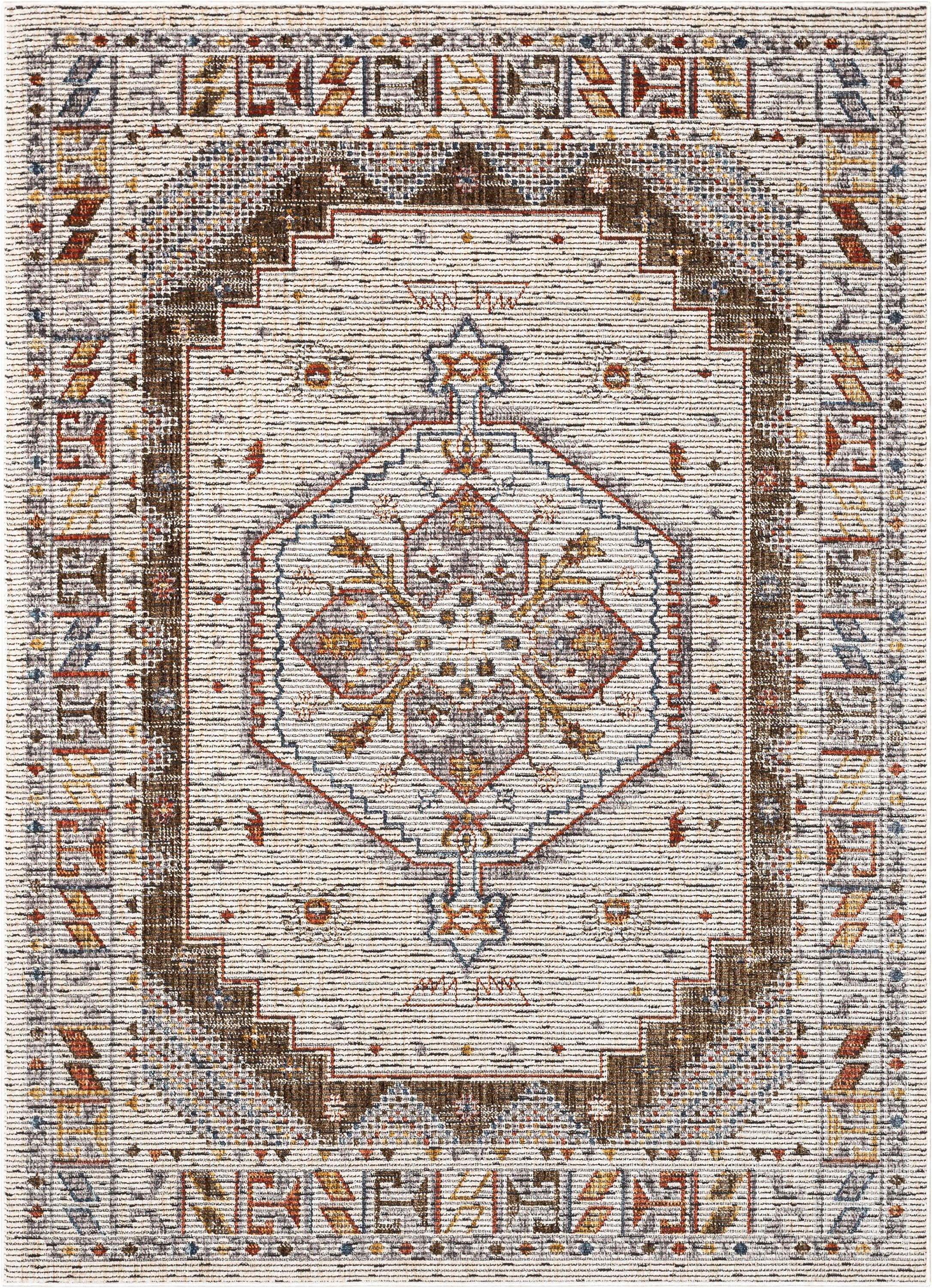 Well Woven Tenley Oriental Area Rug, 7.83' x 9.83', Medium-Height Pile, Soft Underfoot, Easy To Clean