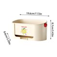 thumbnail image 3 of Kitchen Drain Rack Organizer Double Layer Sponge Holder Brush Storage Silicone Base For Wet Countertops Farmhouse, 3 of 7
