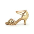 thumbnail image 2 of UKAP Women Heels Solid Color Pumps Hollow Out Shoes Ladies Sandals Non Slip Golden Stitching 9, 2 of 6