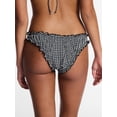 thumbnail image 3 of Kacey Lee Women's and Women's Plus Lettuce Edge Bikini Bottoms, Sizes XS-3X, 3 of 5