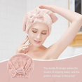 thumbnail image 5 of (Brown/Khaki/Pink) 3-Pack Super Absorbent Quick-Drying Hat, Coral, 5 of 5