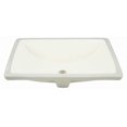 thumbnail image 2 of American Imaginations 20.75-in. W Rectangle Bathroom Undermount Sink Set In Biscuit - Chrome Hardware AI-26707, 2 of 8