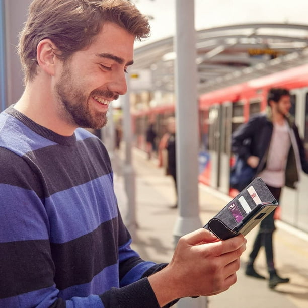 IBAOLE Étui Portefeuille pour iPhone 12 Mini – Étui en Cuir avec