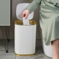 thumbnail image 3 of Touch Free Trash Can, Motion Sensor Low Noise 15L Automatic Trash Can  For Bedroom, 3 of 8