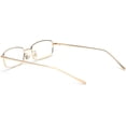 thumbnail image 4 of Rectangle Eyeglasses Optical Men Metal Small Frame Glasses Frame Women Unisex, 4 of 6