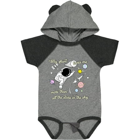 

Inktastic My Aunt Loves Me Gift Baby Boy or Baby Girl Bodysuit