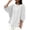 White, variant on Kezqiaxn Plus Size Shirts for Women Fashion Ruffle Half Sleeve Crew Neck Dressy Summer Tops Business Work Blouses