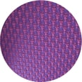 thumbnail image 1 of Ahgly Company Machine Washable Indoor Round Transitional Dark Magenta Purple Area Rugs, 5' Round, 1 of 7