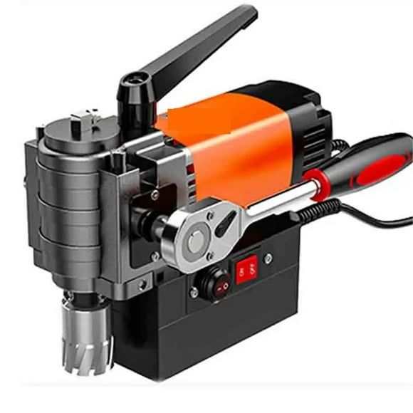 Magnetic Base Drill Iron Suction High Altitude Drilling Machine Horizontal Bench Electric Drill Light Magnetic Drill ,Easy to Operate