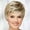 22/613S8 - Spun Gold, variant on Casey WhisperLite Wig by Paula Young - Short, Ultra-Chic Pixie Wig with Neat, Straight Layers / Multi-tonal Shades of Blonde, Silver, Brown, and Red
