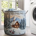 thumbnail image 4 of Dvkptbk quilted basket Embroidered Laundry Basket Storage Bucket/Bachelor, 4 of 7