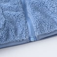 thumbnail image 7 of Boys Girls Winter Vest Warm Sleeveless Zip Up Fuzzy Fleece Jacket Outerwear Toddler Soft Comfort Sherpa Coat with Pocket 18M-6T, Blue, 3 Years, 7 of 7
