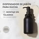 thumbnail image 2 of Dispensador de Shampoo y Acondicionador con Soportes de Pared de 16.9 Onzas, Dispensador de Jabón para Baño y Cocina de Plástico Moderno, Jabonera Moderna, Accesorios para Baño, 2 of 5