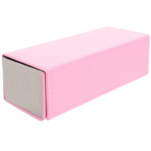 Weiweiguan 1Pc Simple Glasses Leather Storage Box Foldable Sunglasses Protection Box