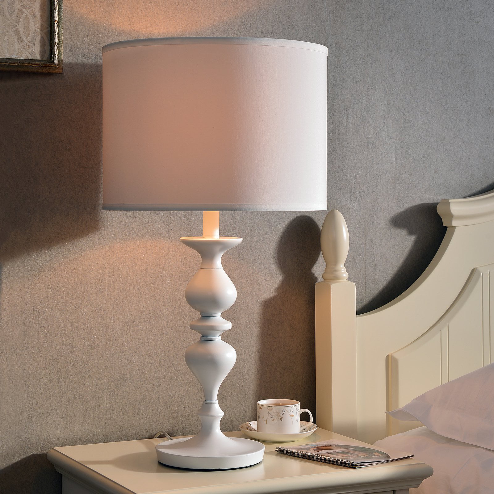 Kenroy Home Bedford Table Lamp White