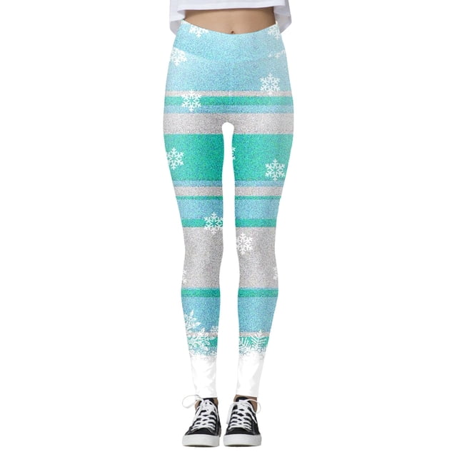 Gibobby Pantimedias Termicas Mujer Invierno Mujer Impresión digital 3D Navidad Leggings Pantalones para yoga Correr Gimnasio Pantalones de yoga Medias Compresión Yoga Correr Fitness (Negro, S)