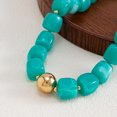 thumbnail image 4 of NICKSUN Colorful Chunky Necklaces for Women Trendy Multicolor Large Square Resin Beads Necklace Boho Chunky Statement Choker Necklaces Y2K Summer Jewelry, 4 of 8