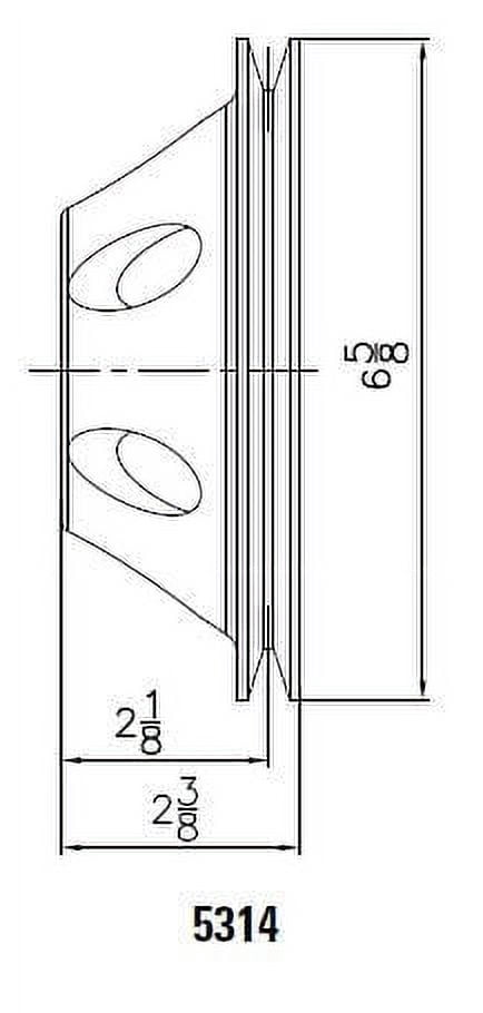 Mr. Gasket 5314 Engine Water Pump Pulley