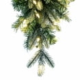 thumbnail image 3 of Vickerman 36" Frosted Douglas Fir Artificial Pre-Lit Teardrop with Warm White LED Lights., 3 of 5