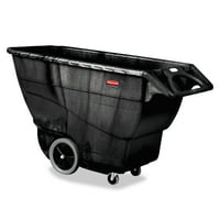 Rubbermaid Commercial Structural Foam Tilt Truck, Rectangular, 2100 lb. Cap., Black by RUBBERMAID COMMERCIAL PROD.