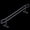 Black, variant on M and K Metal Designs LLC Grind Right Fingerboard Rail - Square 5 Stair Kink Rail Black