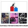 thumbnail image 4 of SEWACC Metal Percussion Instrument Cowbell for Playing Use with Clear Penetrating Sound in Assorted Colors, 4 of 8
