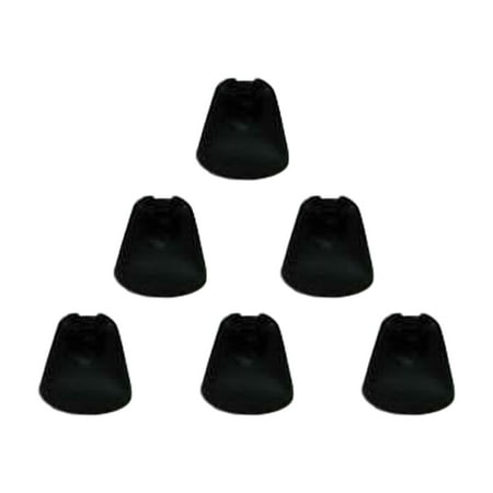 Widex Compatible Vented Sleeve Hearing Aid Domes Pack of 6 for Lasting Comfort (Small)