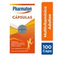 thumbnail image 1 of Multivitamínico Pharmaton para Adultos 100 Cápsulas. Auxiliar en el Tratamiento de Síntomas como la dismunición del Estrés., 1 of 4