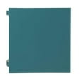 thumbnail image 5 of Bowery Hill 2 Shelves Square Wood End Table with Cabriole Legs in Teal Green, 5 of 5