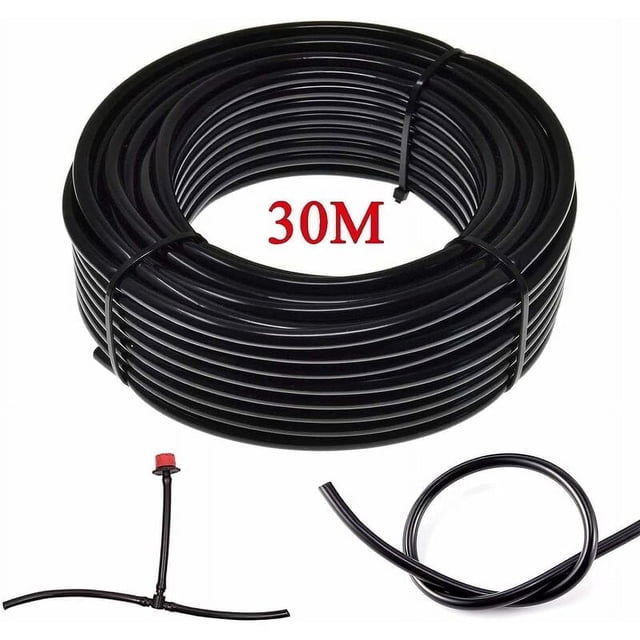 Tubo de riego por goteo, resistente al frío y a la sequía, tubo de PVC de alta tenacidad para microriego, resistente a los rayos UV y de fácil instalación