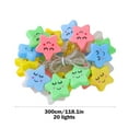 thumbnail image 3 of Yonrjhukm 20 LED Star and Spherical Shaped String Lights Christmas Lights Battery Operated for Indoor Outdoor Party Wedding and Holiday Decorations, 3 of 7