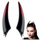 thumbnail image 1 of Horquillas para el pelo con forma de cuerno de diablo de estilo gótico oscuro, con borde de horquilla, para disfraz de Halloween, accesorios para el cabello con forma de cuerno de diablo de dibujos an, 1 of 6