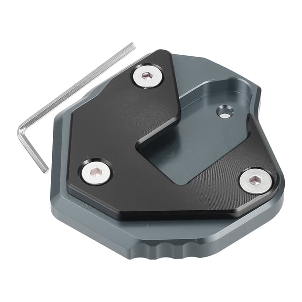 1 Juego de soporte de extensión para motocicleta, placa de soporte, tono de titanio negro para SUZUKI Hayabusa GSX1300R