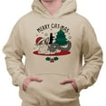 thumbnail image 2 of Merry Catmas Hoodie Sweatshirt Unisex 2X-Large Sand, 2 of 5