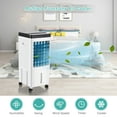thumbnail image 2 of Ventilador de aire acondicionado Ventilador de aire acondicionado portátil, enfriador evaporativo, máquina de enfriamiento de 3 velocidades con temporizador de 7,5 horas con Control remoto para habita, 2 of 7